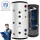  Bollitore acqua calda da 400 l, boiler INOX, serbatoio inerziale, due serpentini