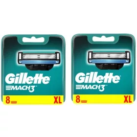  Gillette Mach3 Lame di ricambio per rasoi da uomo, 16 pezzi