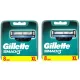  Gillette Mach3 Lame di ricambio per rasoi da uomo, 16 pezzi