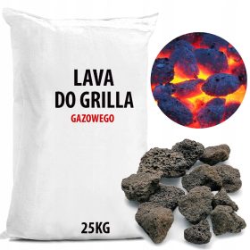  Lava per barbecue a gas LAVA vulcanica 25KG