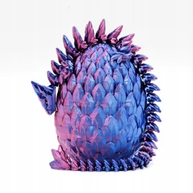    Drago di cristallo mobile con uovo di drago MIDNIGHTCITY Taglia XL