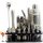Set barman per shaker per bevande 25 pezzi, 750 ML + supporto in acrilico