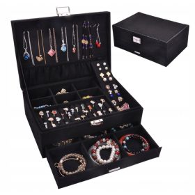    Cofanetto, organizer, portagioie, custodia di grande capacità