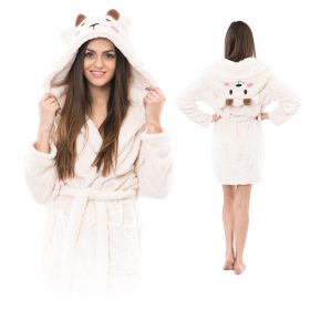    ACCAPPATOIO CALDO SAUNA DONNA PIGIAMA TUTA MATTINA REGALO PECORA S