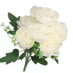    COSTRUZIONE DI FIORI ARTIFICIALI GRANDI, SPESSI, PEONIA, PEONIA