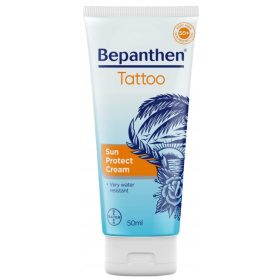   Crema Solare Bepanthen® Tattoo SPF 50+: Massima Protezione per Tatuaggi