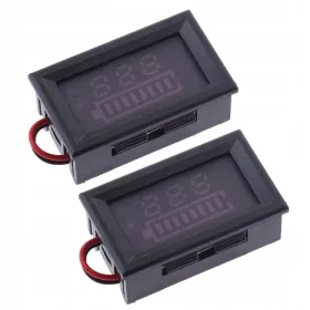    Indicatore di capacità Watt di potenza con display LCD da 2 pezzi, misuratore di età digitale, 60 V