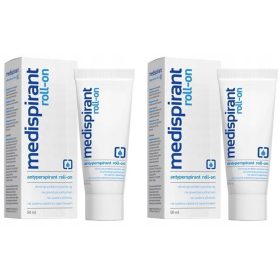   Medispirant Roll-On Antitraspirante, 2x 50 ml - Efficace per 7 giorni