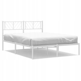  VidaXL 372327 letto in metallo 140x200 bianco