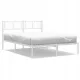  VidaXL 372327 letto in metallo 140x200 bianco