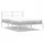  VidaXL 372229 letto in metallo 140x200 bianco