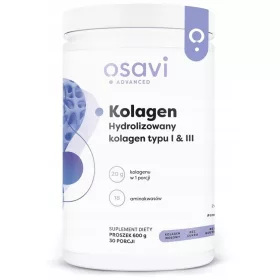   Osavi Collagene Idrolizzato Tipo I & III, 600g - Per Muscoli e Ossa Sani