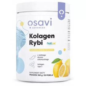   Kolagen Rybi z Dzikiego Dorsza z Dodatkiem Cytryny - OSAVI 360g
