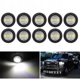  10 luci di posizione a LED 3LED 12V 24V