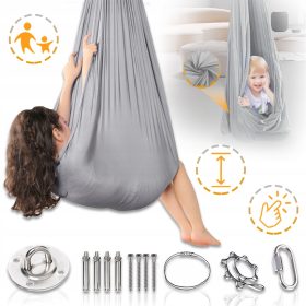    Amaca - Sciarpa acrobatica per bambini Amaca altalena sensoriale 1,5 * 2,8 M