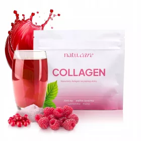   Collagene Marino Idratato 3000 mg Gusto Lampone-Mirtillo Rosso - Natu.Care