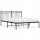  Letto matrimoniale VidaXL in metallo 140x200 nero