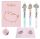  Quaderno A5 St. Majewski Pusheen Sfumature di rosa + 3× Penna cancellabile automatica Pusheen 1 pz
