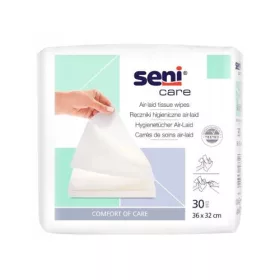  Asciugamani MONOUSO SENI CARE, cellulosa, 30 pz.