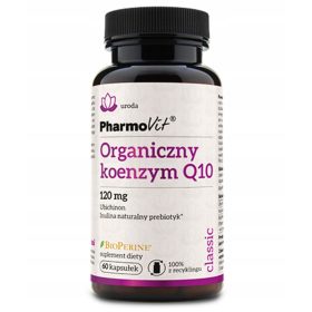   Pharmovit Coenzima Q10 Organica 120 mg con BioPerine e Inulina - 60 Capsule