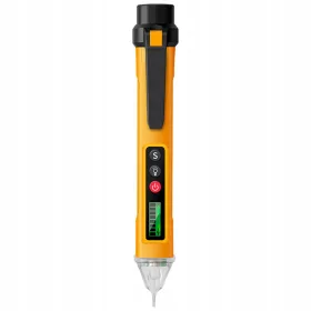    Tester di tensione wireless, penna di rilevamento della tensione, strumento di test del circuito in giallo