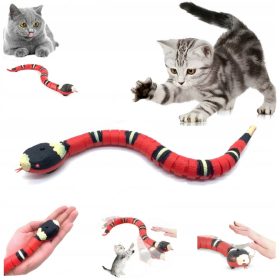    Giocattolo interattivo per gatti BestHurt Serpente elettrico