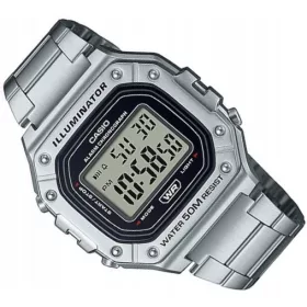    OROLOGIO DIGITALE CASIO W-218HD-1A PER GIOVANI CON SCATOLA RETROILLUMINATA 43mm