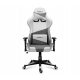  Sedia da gaming Huzaro Force 6.2, tessuto bianco