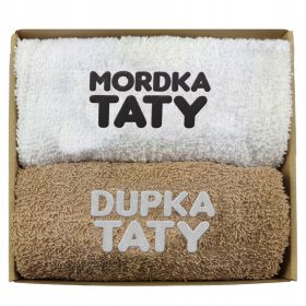    ASCIUGAMANI VISO CULO Regalo per papà divertente RICAMO PER LA FESTA DEL PAPÀ