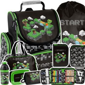    BORSA SCUOLA Zaino PASO MINECRAFT classe 1-3 START + 6 altri prodotti