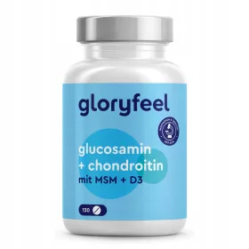   Integratore di Glucosammina, Condroitina e MSM - 120 Compresse Vegetariane Gloryfeel