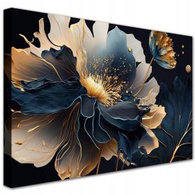   Quadro in Canvas Floreale 120cm x 80cm – Per Soggiorno, Camera da Letto e Cucina