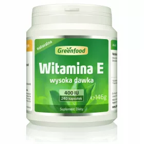   Vitamina E, 400 IU di Greenfoods, 240 Capsule per il Benessere Cellulare
