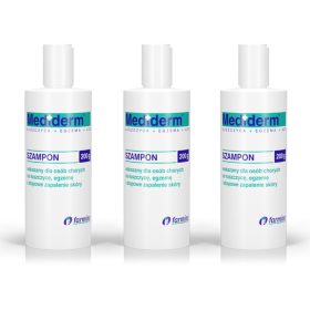 3x MEDIDERM Shampoo Lenitivo per Eczema e Psoriasi 200g