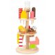  Alzatina per gelato in legno 16 pz. Gelateria Small Foot
