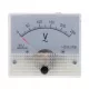  85L1 Voltmetro analogico CC Indicatore da pannello voltmetro, V, 62 x 60 x 0-250 V