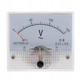    85L1 Voltmetro analogico CC Indicatore da pannello voltmetro, V, 62 x 60 x 0-150 V