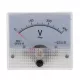  85L1 Voltmetro analogico CC Indicatore da pannello voltmetro, V, 62 x 60 x 0-450 V