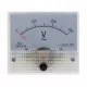  85L1 Voltmetro analogico CC Indicatore da pannello voltmetro, V, 62 x 60 x 0-300 V