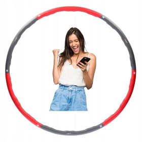 Hula hoop con borchie HMS 100 cm, multicolore