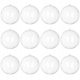  Sfere acriliche, trasparenti, plastica, 8 cm, 12 pz