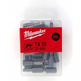  Punte Milwaukee Torx 4932399597 TX25x25 mm 25 pz.
