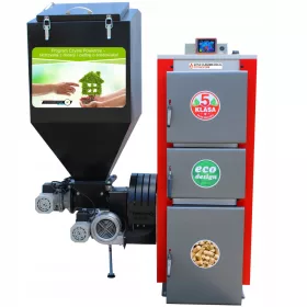    CALDAIA 10KW FORNO A PELLET TECHNIX PELL LUX CON ALIMENTATORE 100m2 ZUM LIST