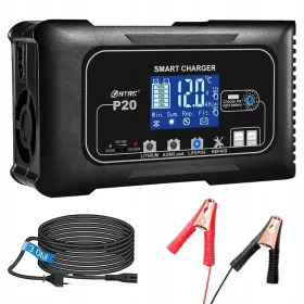    RADDRIZZATORE BATTERIA PER AUTOVEICOLI CARICABATTERIA POTENTE 12V 24V 20A