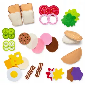    SET PANINI IN FELTRO MELISSADOUG 33 PEZZI PER IL NEGOZIO CUCINA COLAZIONE CENA
