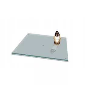  SUPPORTO IN VETRO TEMPERATO PER GRIGLIA DA FIORE, 60x52