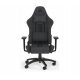  Sedia da gaming relax Corsair TC100 nera e grigia. Tessuto nero e grigio