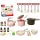  Set di giocattoli da cucina, posate, 32 pz