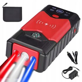    ALIMENTATORE AVVIAMENTO DI EMERGENZA 20000MAH CON TORCIA + DISPLAY DIGITALE LCD