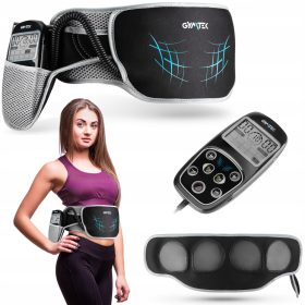    ELETTROSTIMOLAZIONE MUSCOLARE ADDOME MASSAGGIATORE ADDOME GYMTEK CINTURA DIMAGRANTE